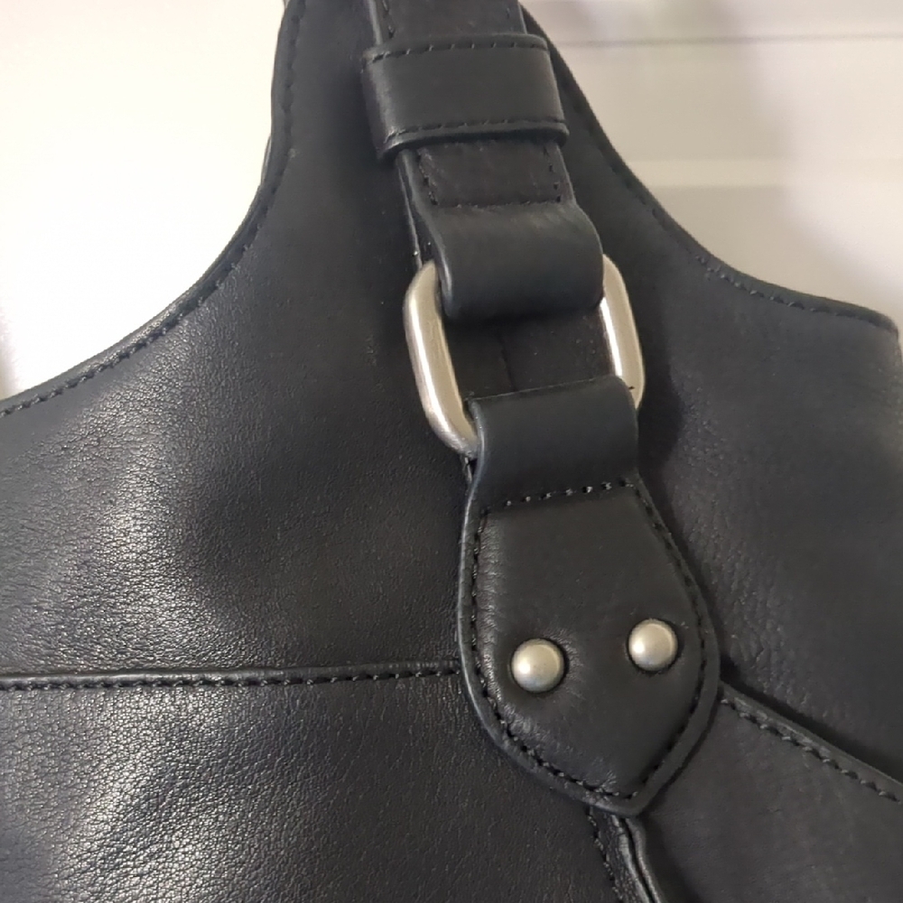 Perlina New York Black Women’s Shoulder Tote Bag - Picture 4 of 10